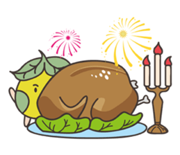 Grandpa Ginseng enjoy festival with you sticker #14215792