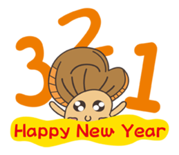 Grandpa Ginseng enjoy festival with you sticker #14215797