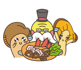 Grandpa Ginseng enjoy festival with you sticker #14215820