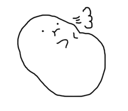 Soft cute ghosts sticker #14215919