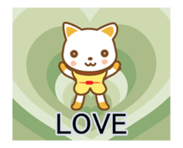 cat haku 06! dancing!!(^o^) sticker #14216126