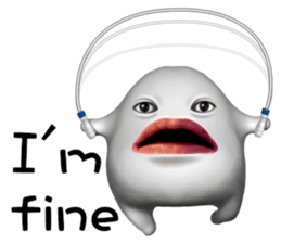 Little horror ghost sticker #14216767