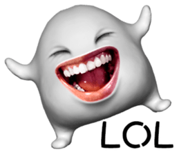 Little horror ghost sticker #14216775