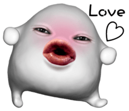 Little horror ghost sticker #14216779