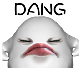 Little horror ghost sticker #14216796