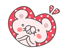 Cute sticker.A lot of heart mark sticker #14217710