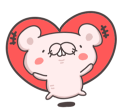 Cute sticker.A lot of heart mark sticker #14217726