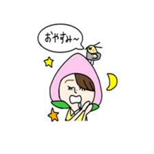 momochan and friends sticker #14218055