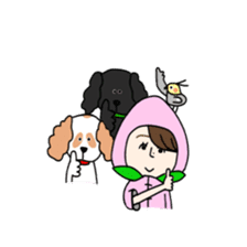 momochan and friends sticker #14218058