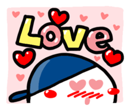 The reaction with the cute hat boy. sticker #14218331