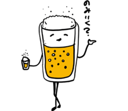 Okawari-Soro-Soro-Chan & Drinkers sticker #14218390