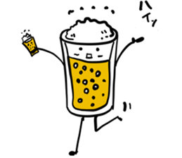 Okawari-Soro-Soro-Chan & Drinkers sticker #14218391