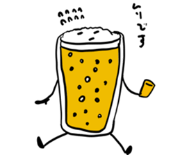 Okawari-Soro-Soro-Chan & Drinkers sticker #14218393