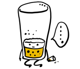 Okawari-Soro-Soro-Chan & Drinkers sticker #14218396