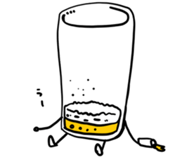 Okawari-Soro-Soro-Chan & Drinkers sticker #14218397