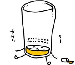 Okawari-Soro-Soro-Chan & Drinkers sticker #14218398