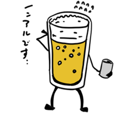 Okawari-Soro-Soro-Chan & Drinkers sticker #14218408