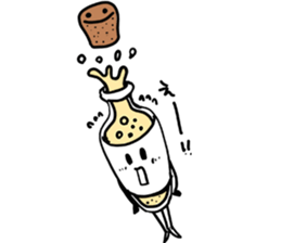 Okawari-Soro-Soro-Chan & Drinkers sticker #14218417