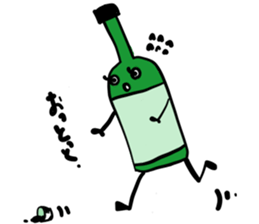 Okawari-Soro-Soro-Chan & Drinkers sticker #14218421