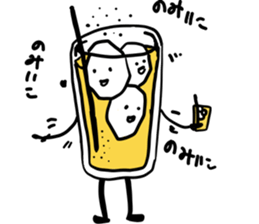 Okawari-Soro-Soro-Chan & Drinkers sticker #14218423