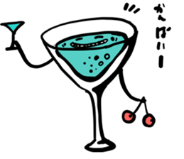 Okawari-Soro-Soro-Chan & Drinkers sticker #14218424