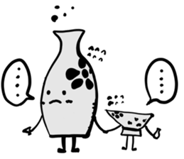 Okawari-Soro-Soro-Chan & Drinkers sticker #14218425