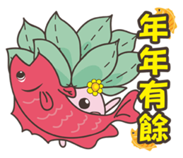 Grandpa Ginseng enjoy festival with you2 sticker #14218446