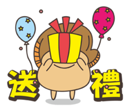Grandpa Ginseng enjoy festival with you2 sticker #14218468