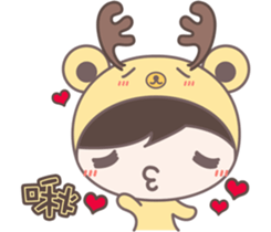 MoMo & GoGo ( Xmas & New Year ) sticker #14221124