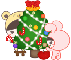 MoMo & GoGo ( Xmas & New Year ) sticker #14221128