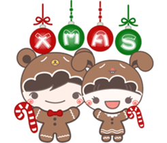 MoMo & GoGo ( Xmas & New Year ) sticker #14221130