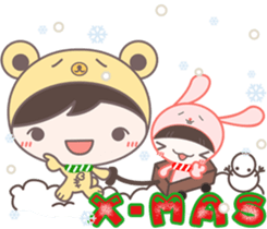 MoMo & GoGo ( Xmas & New Year ) sticker #14221132