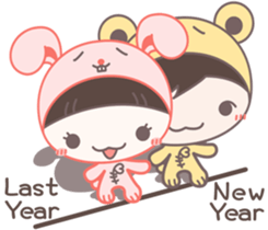 MoMo & GoGo ( Xmas & New Year ) sticker #14221137