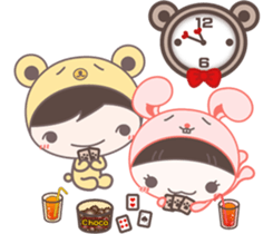 MoMo & GoGo ( Xmas & New Year ) sticker #14221147