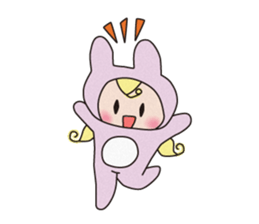 Nyakky & Nazorin & Kigurumi-chan sticker #14221214