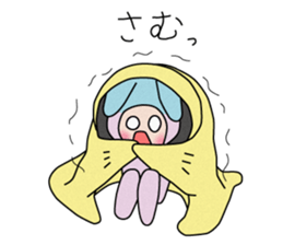 Nyakky & Nazorin & Kigurumi-chan sticker #14221220