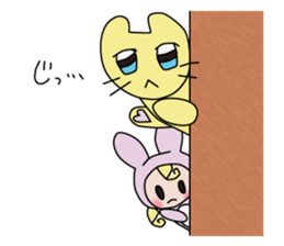 Nyakky & Nazorin & Kigurumi-chan sticker #14221234