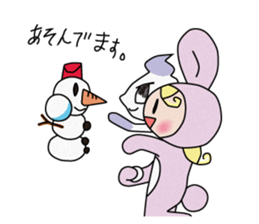 Nyakky & Nazorin & Kigurumi-chan sticker #14221235