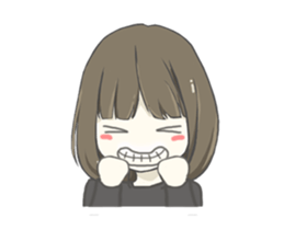 SHY TOO CUTE sticker #14221750