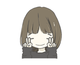 SHY TOO CUTE sticker #14221754