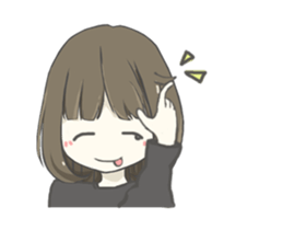 SHY TOO CUTE sticker #14221763