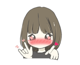SHY TOO CUTE sticker #14221765