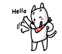 The Dog MOMO KUKUU sticker #14221851