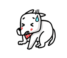 The Dog MOMO KUKUU sticker #14221854