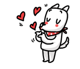 The Dog MOMO KUKUU sticker #14221863