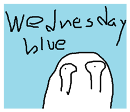 Blue everyday sticker #14222056