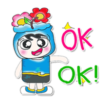 Hi my name is Taro..^_^ Flower!! sticker #14222830