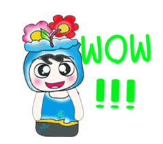 Hi my name is Taro..^_^ Flower!! sticker #14222831