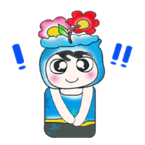 Hi my name is Taro..^_^ Flower!! sticker #14222840