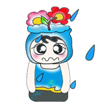 Hi my name is Taro..^_^ Flower!! sticker #14222841